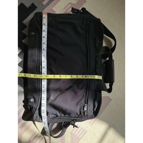 TUMI Black Nylon Bag Messenger Briefcase Laptop Travel Satchel Business - Picture 9 of 11